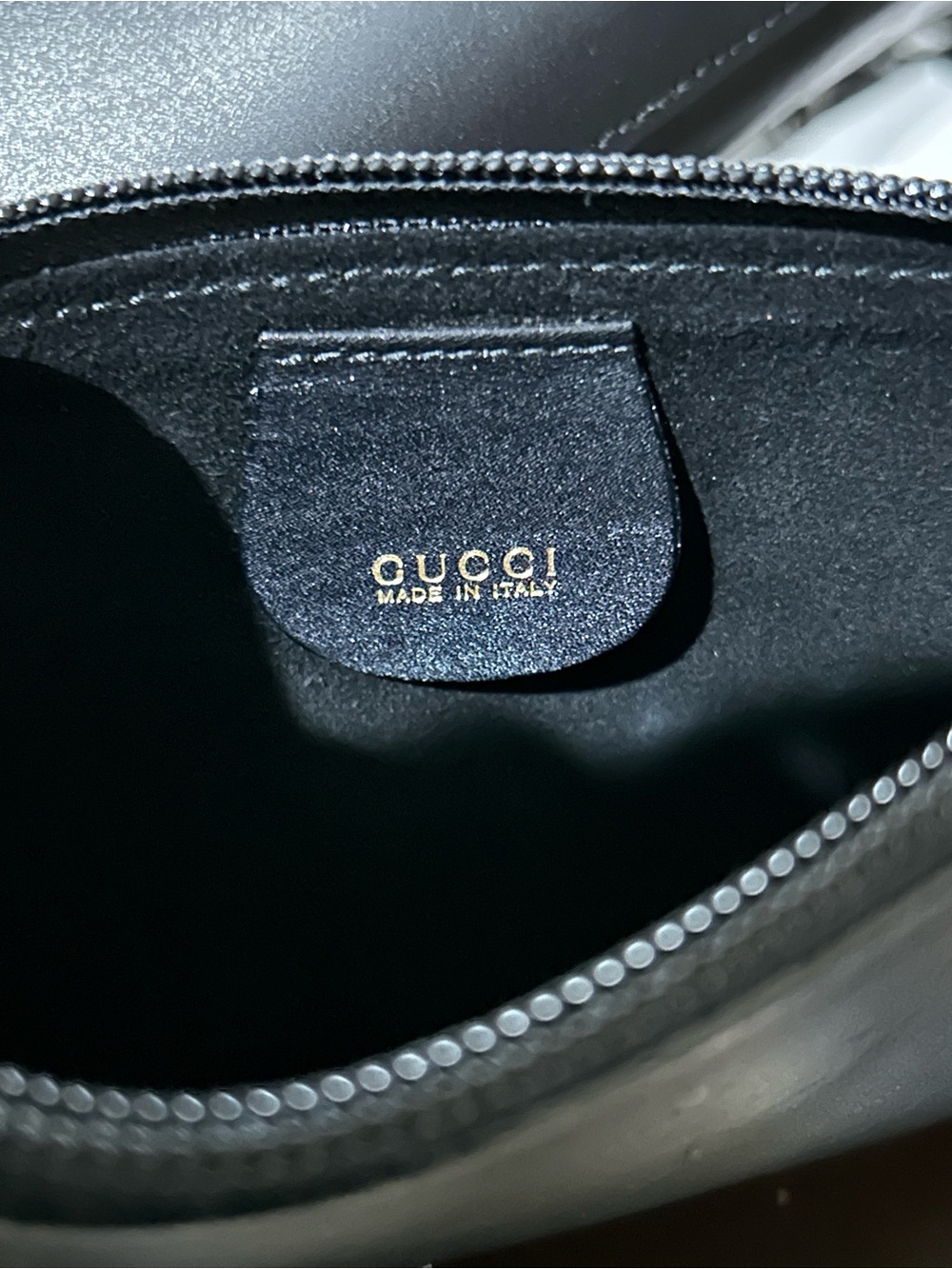 GUCCI Diana Black Bamboo Top Handle Hobo Bag Tom Ford Era Leather MATCHING POUCH - Picture 13 of 14